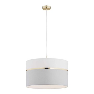 Argon 4285 - Люстра на тросе KASER 1xE27/15W/230V grey/белая/латунь